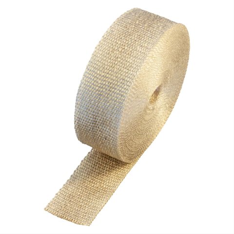 Heatshield Products Inferno Header Wraps 325050 Exhaust and Wrap, 2000 degrees F, Inferno, Natural Silica Filament, 2.0 in. Width, 50.0 ft. Length, Each thumbnail 1