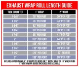 Heatshield Products Exhaust Wraps 311025 and Header Wrap, 1200 degrees F, Natural, Fiberglass Composite, 1.0 in. Width, 25 ft. Length, Each thumbnail 3