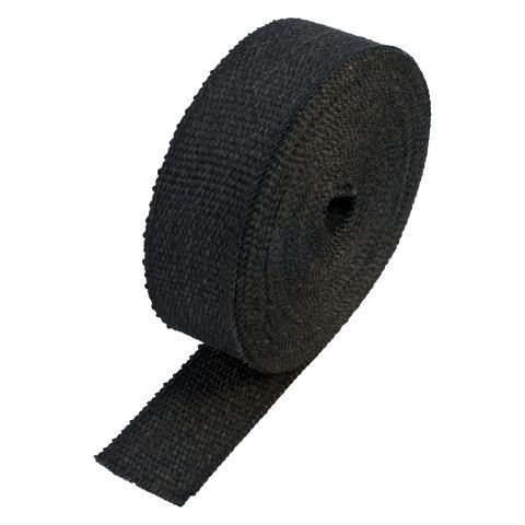 Heatshield Products Black Exhaust Wrap 322050 and Header Wrap, 1200 degrees F, Black, Fiberglass Composite, 2.0 in. Width, 50 ft. Length, Each