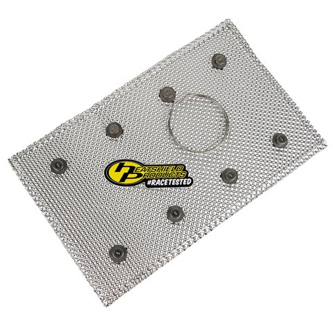 Heatshield Products Armor Exhaust Pipe Heat Shields 172251 Shields, BioCool Insulation, 2.5 in. Diameter Pipe, 12 in. Length, 1,800 Degrees F Rating, Tie Wire, Silver, Paintable, Universal, Kit thumbnail 1