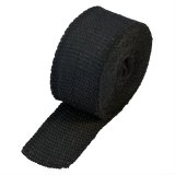 Heatshield Products Black Exhaust Wrap 322015 and Header Wrap, 1200 degrees F, Black, Fiberglass Composite, 2.0 in. Width, 15 ft. Length, Each thumbnail 1