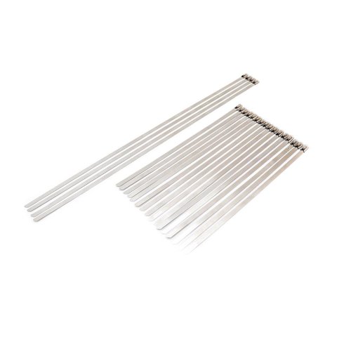 Heatshield Products Exhaust Wrap Fasteners 350002 Thermal-Tie Header Pack (16) 3/16in X 8in and (4) 3/16in X 14in