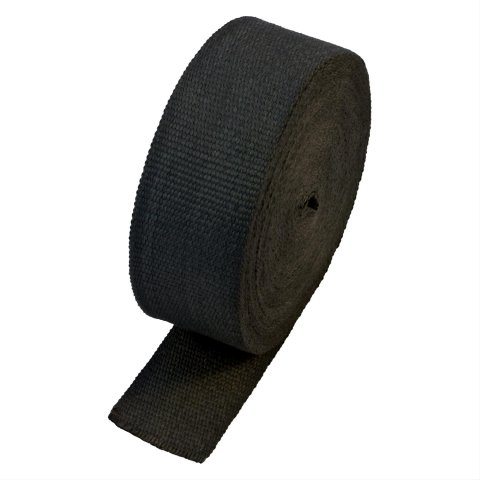 Heatshield Products Black Exhaust Wrap 324100 and Header Wrap, 1200 degrees F, Black, Fiberglass Composite, 4.0 in. Width, 100 ft. Length, Each