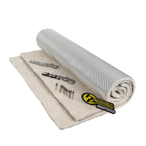 Heatshield Products Exhaust Heat Shields 177025 Header and manifold heat shield kit 1/4 thk x 18 x 24 in (x2) w/anchors thumbnail 2