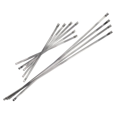 Thermo-Tec Snap Strap Kits 13105 Exhaust Wrap Fasteners, Stainless Steel, Six 9 in. Straps, Four 18 in. Straps, V6, Kit thumbnail 2
