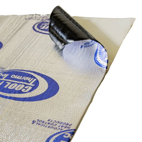 Thermo-Tec Acoustical and Heat Control Mats 14632 Mat, Suppressor, Sound, Floor, Dash, 12 in. x 12 in., 12 in. x 24 in., 1/16 in. Thick, Self-Adhesive, Kit thumbnail 2
