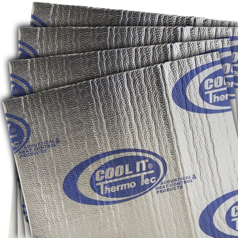 Thermo-Tec Acoustical and Heat Control Mats 14632 Mat, Suppressor, Sound, Floor, Dash, 12 in. x 12 in., 12 in. x 24 in., 1/16 in. Thick, Self-Adhesive, Kit thumbnail 3
