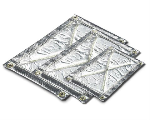 Thermo-Tec Competition Heat Terminator Floor Insulating Mats 16530 Protection, Mat, Floor, Silica Felt Center, Mylar Facing, Aluminum Facing,18 in. x 18 in.,Each thumbnail 1