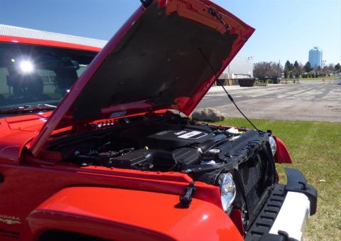 BOLT Hood Locks 7026128 Lock, Steel, Black Powdercoated, Jeep, 2007-18 JK Series, Kit thumbnail 3