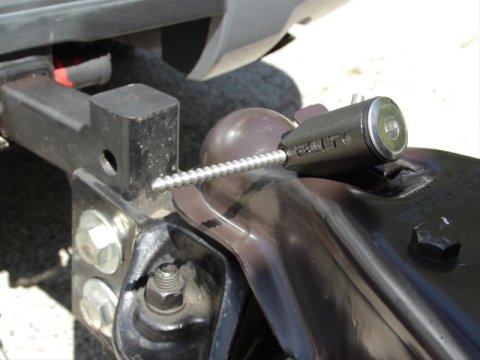 BOLT Coupler Pin Locks 7025289 Latch Lock, 1/4 in. Diameter, Stainless Steel, Uses Toyota Ignition Key, Each thumbnail 4