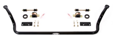 Detroit Speed Tubular Anti-Roll Bars 031410DS Sway Bar, Tubular, Front, Hollow, Steel, Black Powdercoated, 1.375 in. Diameter, Buick, Chevy, Pontiac, Kit