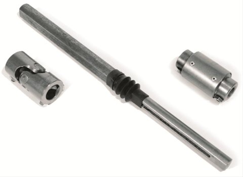 Detroit Speed Inc Steering Shafts 092504PDS INTER SHAFT POLISHED SS, 3/4"-36 COLUMN