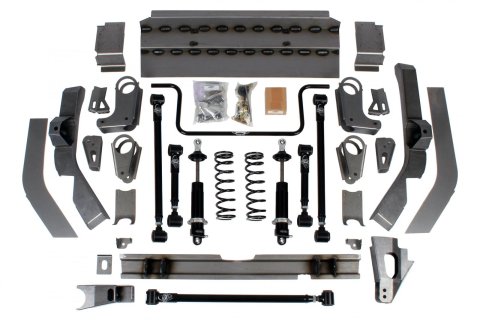 Detroit Speed QUADRALink Rear Suspension Kits 041707-SDS QuadraLink Suspension, Single Adjustable Coilovers, Steel, Black, Chevy, Kit
