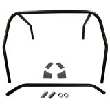 Detroit Speed Roll Cages 011301DS Cage, Street, 4-point, Mild Steel, Natural, 1.625 in. Tube Diameter, Chevy, Pontiac, Coupe Only, Kit thumbnail 1