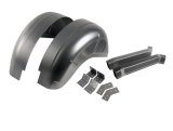 Detroit Speed Mini-Tubs 040405DS Wheelhouses, Deep, Mini-tub Design, Steel, Natural, Rear Inner, Ford, Pair thumbnail 1