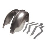 Detroit Speed Mini-Tubs 040403DS Mini Tubs, Steel, Natural, Rear, Chevy, Pontiac, Pair thumbnail 2