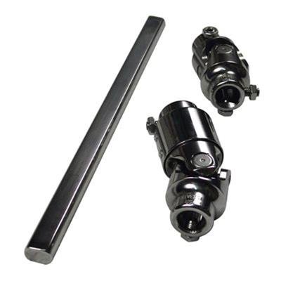 Detroit Speed Inc Steering Shafts 092524DS INT SHAFT W/VR PLN STEEL, 3/4"-36 COLUMN