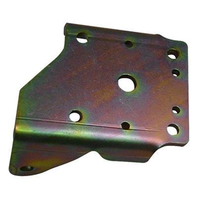 Detroit Speed Stock Lower Shock Plates 040302RDS Plate, Stock, Passenger Side, Steel, Chevy, Pontiac, Each thumbnail 2