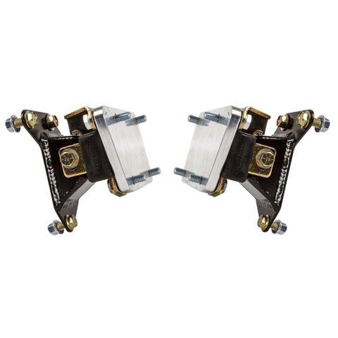 Detroit Speed Engine Mount Bracket Kits 060435DS LS engine mount bracket kits come complete with frame side engine mount stands, CNC aluminum ada