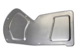 Detroit Speed Heater Delete Plates 010905DS Plate, Steel, Natural, 0.048 in. Thick, Chevy, GMC, Each thumbnail 1