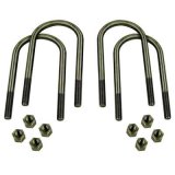 Detroit Speed U-Bolt Kits 040701DS U-Bolt, Leaf Spring, Round Style, .50 in. Diameter, 3.0 in. Width, 7.0 in. Length, Set of 4 thumbnail 2