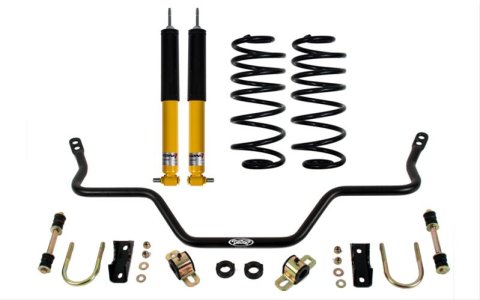 Detroit Speed Rear 1 Kits 041640DS Suspension Packages, Kits, Gas-charged Monotube, Springs, Sway Bar, Black, Pontiac, Kit