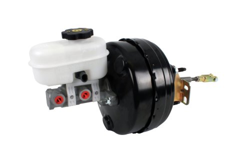 Detroit Speed Master Cylinder and Brake Booster Assemblies 050105DS Booster/Master Cylinder, Aluminum, Natural, 1 in. Bore, Plastic Reservoir, Chevy, Pontiac, Kit