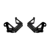 Detroit Speed Sway Bar Brackets for 1993-2002 CAMARO, FIREBIRD - 031418DS Mounting Brackets, Front, Steel, Black Powdercoated, Chevrolet, Pontiac, Pair thumbnail 1