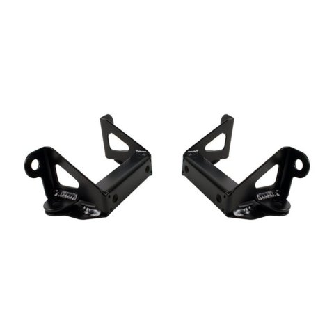 Detroit Speed Sway Bar Brackets for 1993-2002 CAMARO, FIREBIRD - 031418DS Mounting Brackets, Front, Steel, Black Powdercoated, Chevrolet, Pontiac, Pair