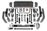 Detroit Speed QUADRALink Rear Suspension Kits 041707-RDS Packages, Kits, Double Adjustable Monotube with Reservoir, Springs, Sway Bar, Panhard Bar, Black, Kit thumbnail 1