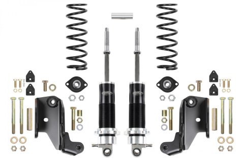Detroit Speed Single Adjustable Coilover Kits 042442-SDS Kit, Rear, Valving, 175 lbs./in. Spring Rate, Ford, Mercury, Kit