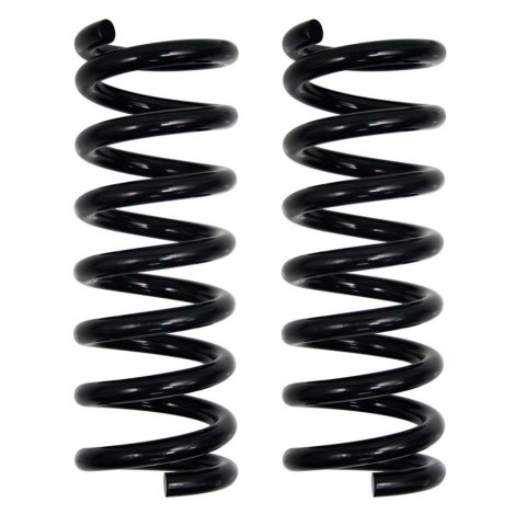 Detroit Speed Stock Height Springs 031114PDS Coil Springs, Height, Front, Black Powdercoated, Chevy, GMC, Each