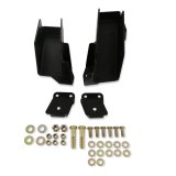 Detroit Speed Track Bar Relocation Brackets 040118DS Bracket, Adjustable, Bolt-On, Steel, Black Powdercoated, Chevrolet, GMC, Kit thumbnail 1