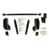 Detroit Speed Track Bar Relocation Brackets 040118DS Bracket, Adjustable, Bolt-On, Steel, Black Powdercoated, Chevrolet, GMC, Kit thumbnail 7