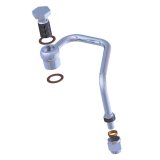 Detroit Speed Hardline Pressure Tubes 091702DS Power Steering Line, Tube, Steel, Natural, Each thumbnail 2