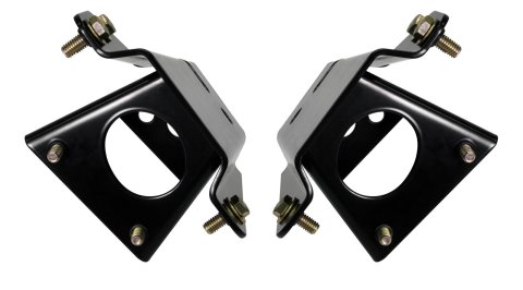 Detroit Speed Engine Mount Bracket Kits 060413DS Motor Mounts and Inserts, Kits, Bolt-in, Steel, Black, for Hydroformed Subframes Only, Chevrolet, Pontiac, Kit