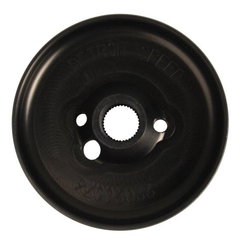 Detroit Speed Inc U-Bolts, Leaf Spring 092566DS BILLET AL SW ADPTR GM 6 BOLT, BLK ANDIZE