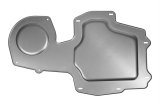 Detroit Speed Heater Delete Plates 010903DS Plate, Steel, Natural, 0.048 in. Thick, Chevy, Pontiac, Each thumbnail 1