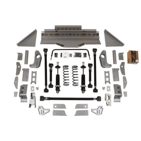Detroit Speed QUADRALink Rear Suspension Kits 041731DS QuadraLink Suspension, Non-Adjustable Coilovers, Steel, Black, Ford, Kit