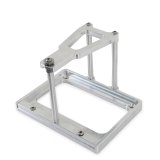 Detroit Speed Billet Aluminum Battery Mounts 120106DS Tray, Mount, Aluminum, Natural, 10.00 in. Wide, 12.00 in. Long, Hold-Down, Each thumbnail 1