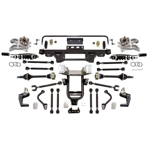 Detroit Speed Rear 1 Kits 041740DS Suspension Packages, Coilover, Black Powdercoated, Chevy, Kit