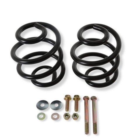 Detroit Speed Lowering Springs 041817PDS Springs, Rear, Coil Type, Black Powdercoated, Chevrolet, GMC, Pair