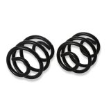 Detroit Speed Lowering Springs 041817PDS Springs, Rear, Coil Type, Black Powdercoated, Chevrolet, GMC, Pair thumbnail 5