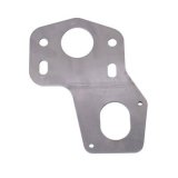 Detroit Speed Clutch Master Cylinder Mounting Brackets 070430DS Plates, Usage, Steel, Natural, Chevrolet, Pontiac, Each thumbnail 2