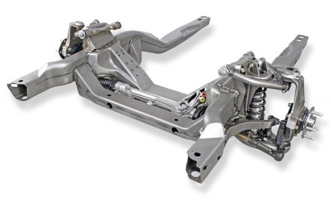 Detroit Speed Hydroformed Subframes 032019DS Front Suspension Package, Subframe, 5 x 4 3/4 in. Bolt Pattern, Coilover, Chevy, Pontiac, Kit