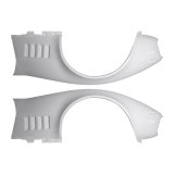 Detroit Speed Corvette Fender Flares for 1968-1972 CORVETTE - 010113DS Flares, Fiberglass, Front/Rear, White, Corvette, Kit thumbnail 1