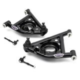 Detroit Speed Lower Control Arm Kits 031208DS Arms, Front Lower, Tubular, Steel, Black Powdercoated, Buick, Chevy, Oldsmobile, Pontiac, Pair thumbnail 2