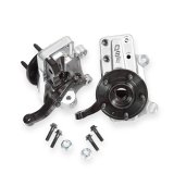 Detroit Speed Lowering Hubpack Uprights for 1979-1986 CAPRI, 1979-1993 MUSTANG - 030346DS Uprights, Lowered Ride Height, 2 in. Drop, Forged Aluminum, Natural, Ford, Mercury, Pair thumbnail 4