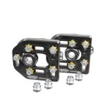 Detroit Speed Caster Camber Kits for 1979-1989 MUSTANG - 030342DS Wheel Alignment Kit, Caster/Camber Plates, Aluminum, Black, Upper Strut Mount, Ford, Pair thumbnail 1