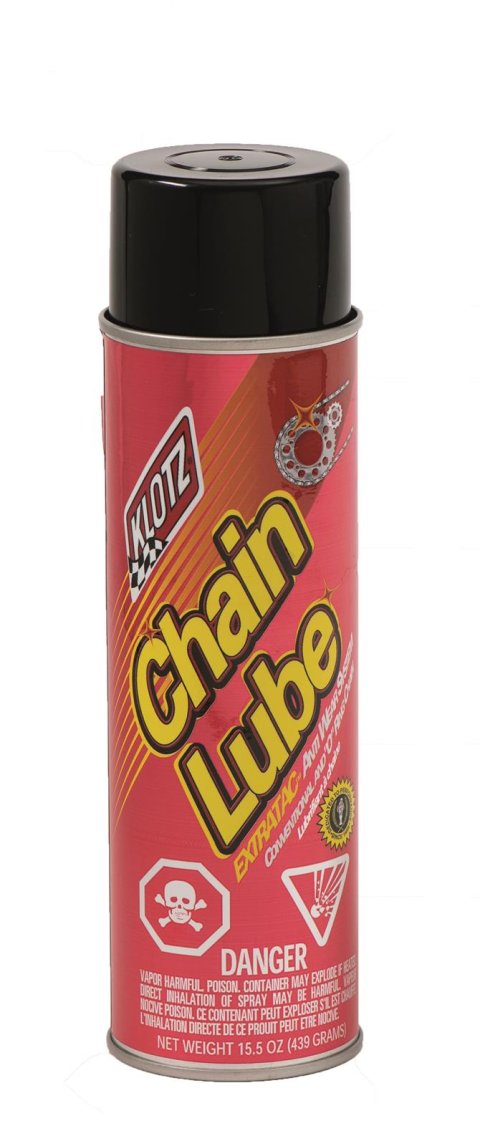 Klotz Synthetic Chain Lube KL-605 Lubricant, Synthetic, 15.5 oz. Aerosol, Each